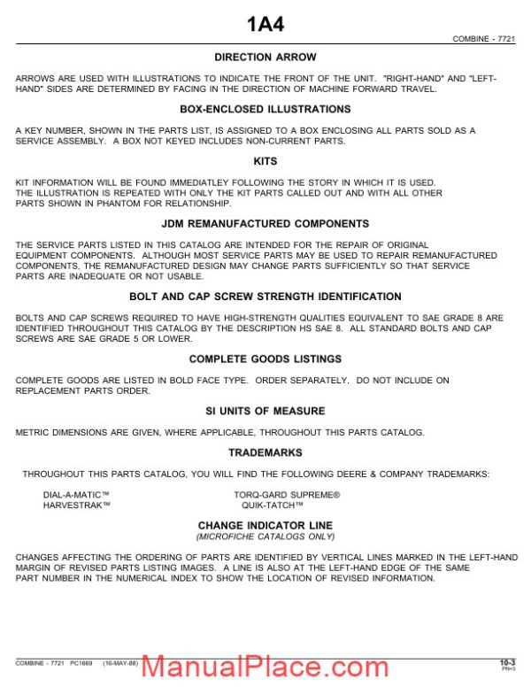 john deere 7721 parts catalog page 3