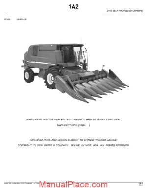 john deere 9450 parts book page 1