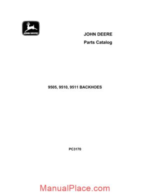 john deere 9505 9510 9511 parts catalog page 1