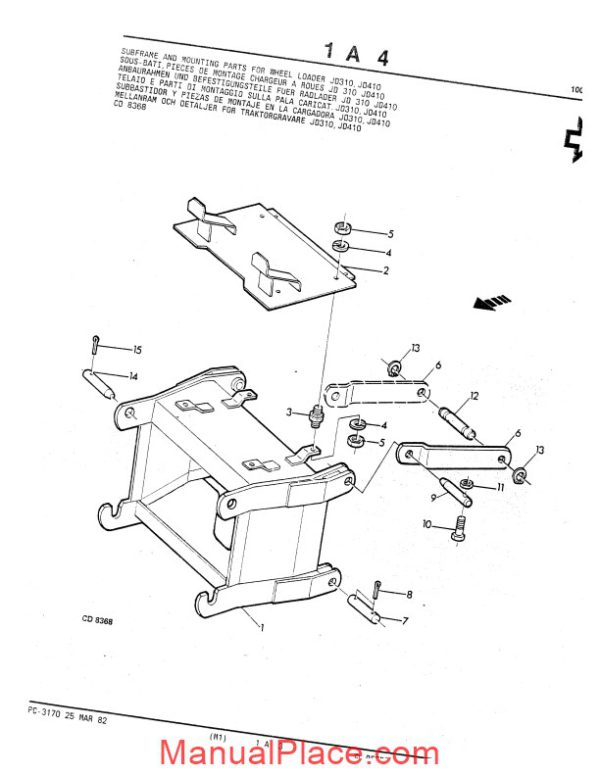 john deere 9505 9510 9511 parts catalog page 4