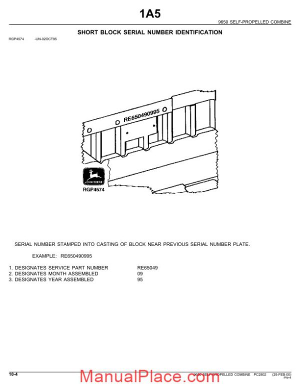 john deere 9650 parts catalog page 4