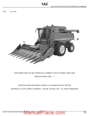 john deere 9750 sts parts catalog page 1