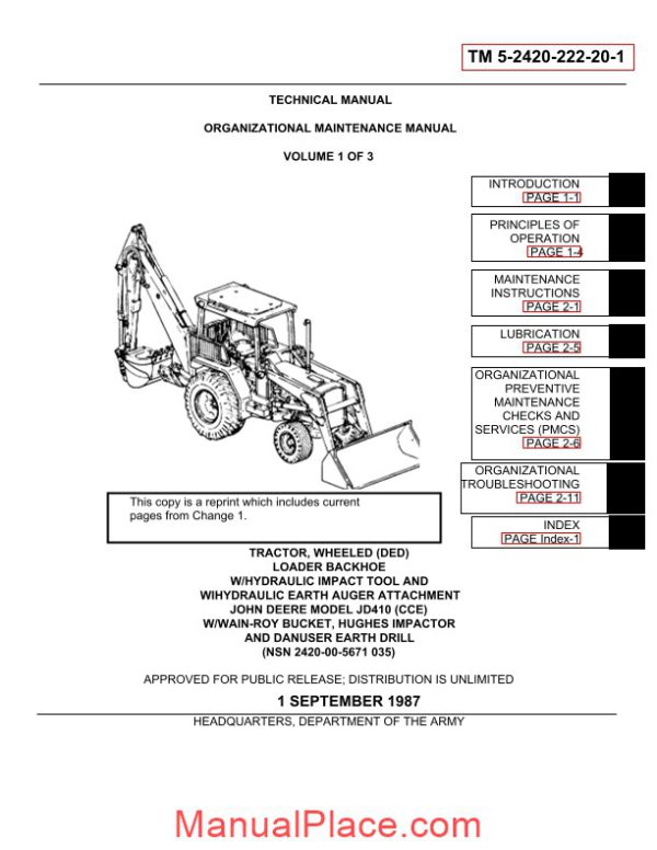 john deere ce 062488 maint 1 v1 parts book page 2