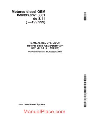 john deree 8 1l rg6081hf maintenance manual page 1