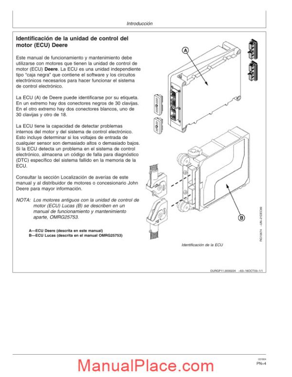 john deree motor 10 5l 6103 6105 maintenance manual page 4