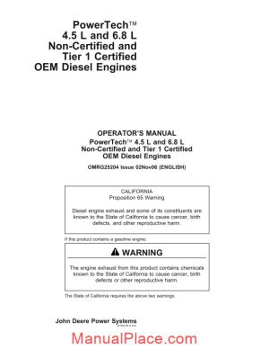 john deree powertech 4 5l 6 8l operator manual page 1