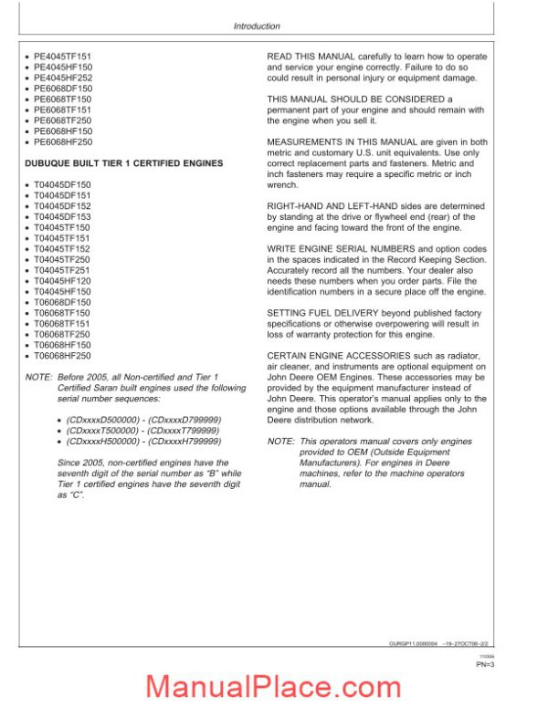 john deree powertech 4 5l 6 8l operator manual page 3