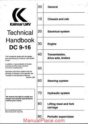 kalmar dcd180 6 bj 1998 technical handbook page 1