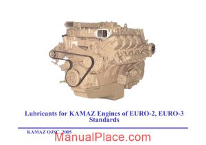 kamaz engine lubrication page 1