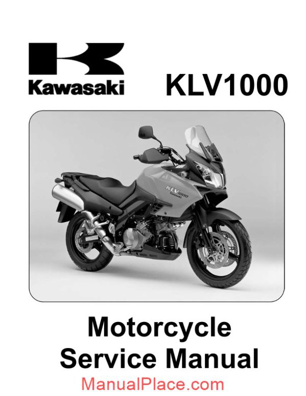 kawasaki klv1000 a1 2004 service manual page 1