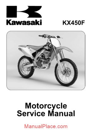 kawasaki kx450f 2006 service manual page 1