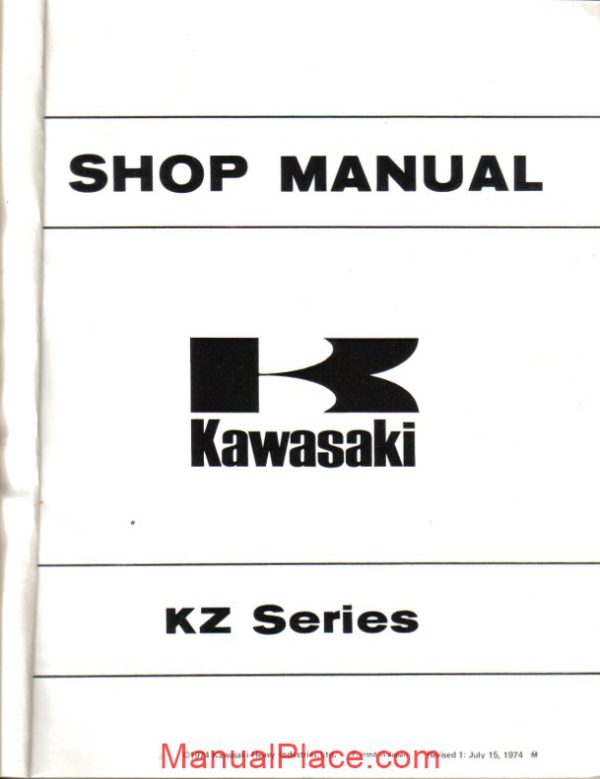 kawasaki kz400 74 service manual page 4