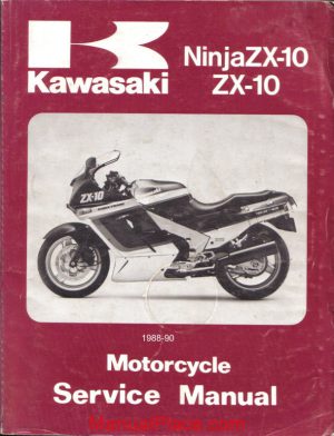 kawasaki ninja zx 10 88 90 service manual page 1
