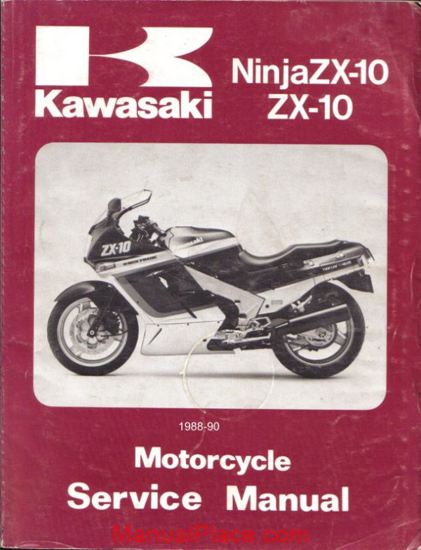 kawasaki ninja zx 10 88 90 service manual page 1