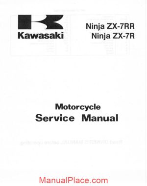 kawasaki ninja zx7r zx7rr 96 03 service manual page 1