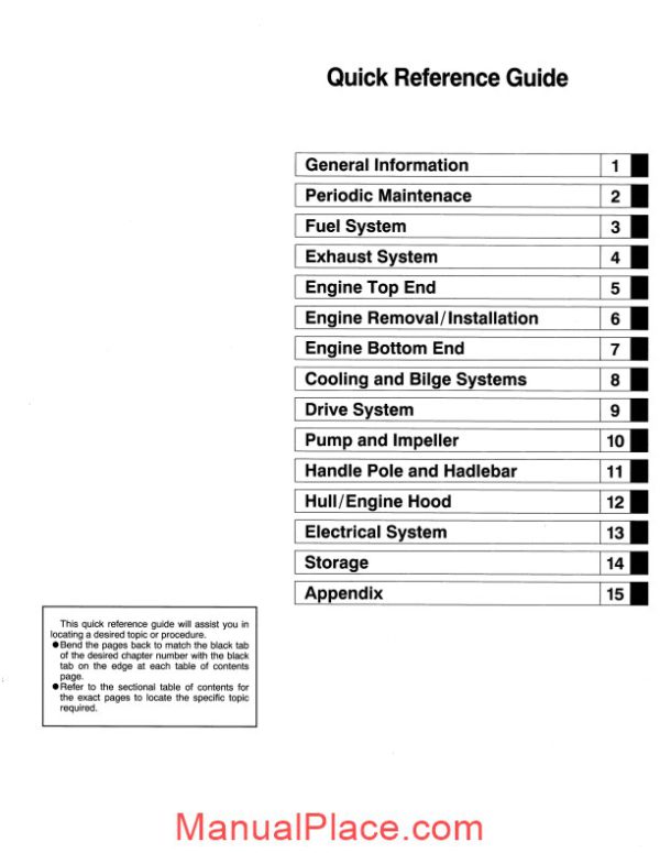 kawasaki service manual sxr page 3