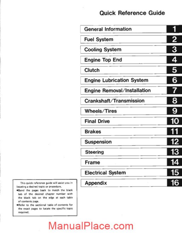 kawasaki vn1500 87 99 service manual page 2