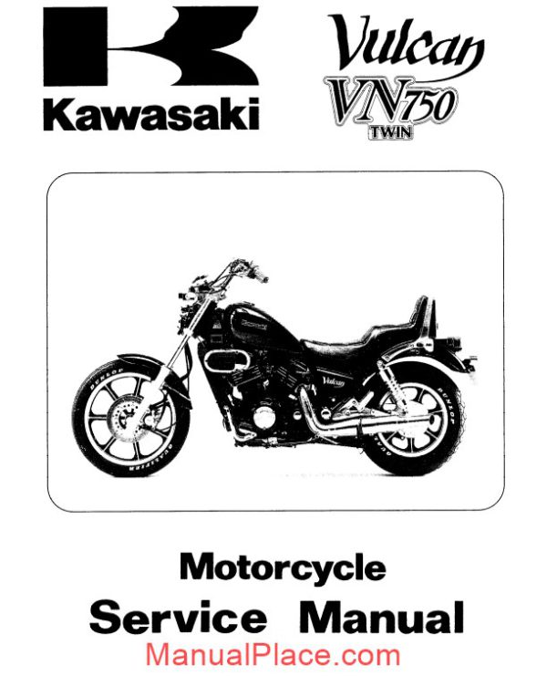 kawasaki vn750 manual and parts page 1