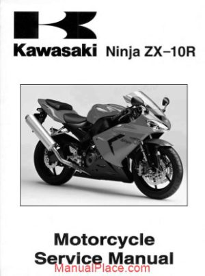 kawasaki zx10r 2004 service manual page 1