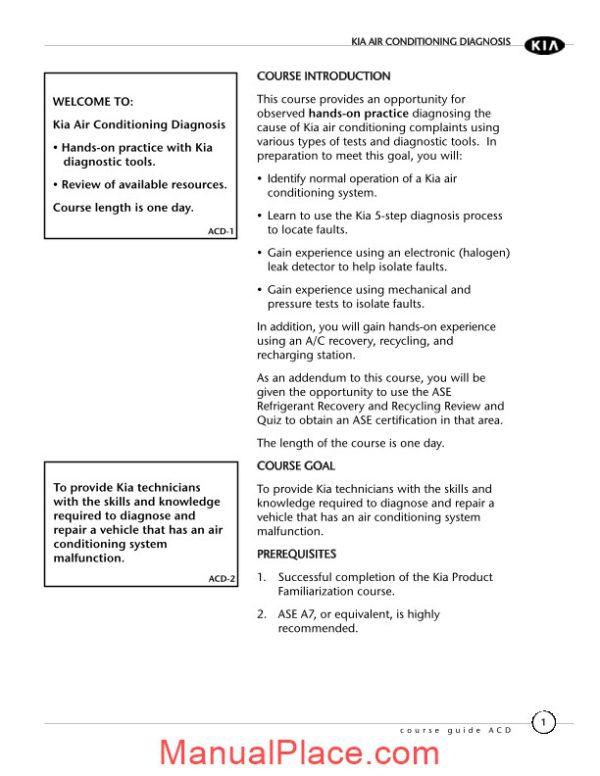 kia air conditioning diagnosis page 3