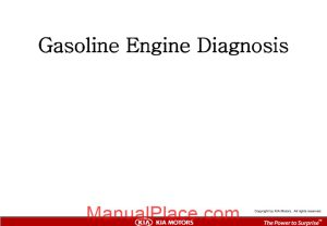 kia training gasoline engine diagnosis new page 1