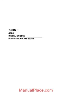 kobelco 4bd1 diesel engine for k905 ii page 1