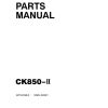 kobelco crawler crane ck850 2f parts manual s3gg14012zo05 page 1