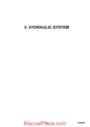 kobelco crawler crane cke600 1 hydraulic schematic page 1