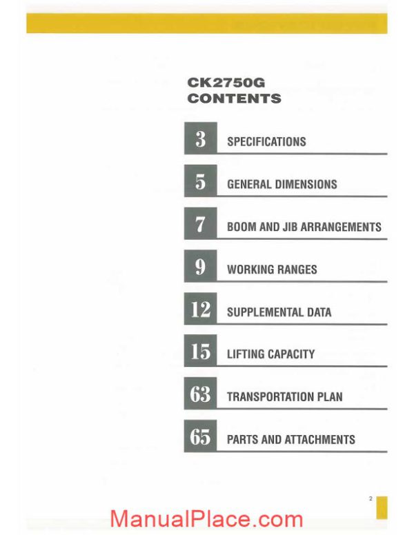 kobelco hydraulic crawler crane ck2750g spec book page 3