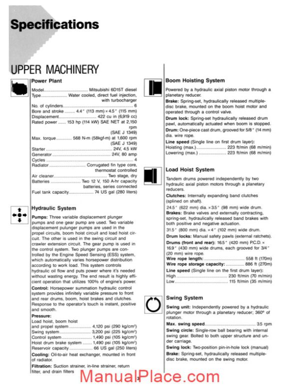 kobelco hydraulic crawler crane ck550 page 3