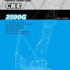 kobelco hydraulic crawler crane cke2500g specifications page 1