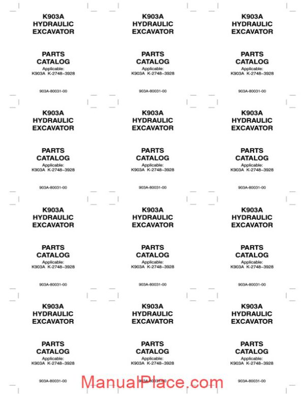 kobelco k903a hyd excav page 3