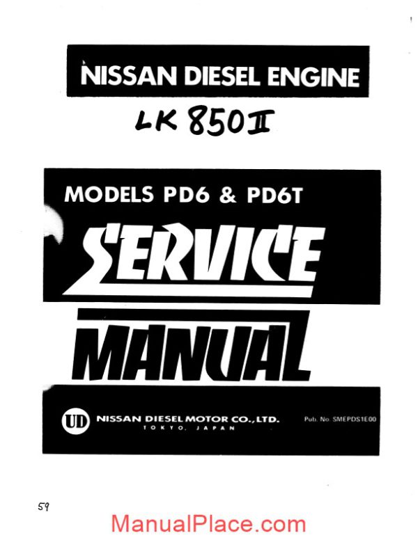 kobelco nissan diesel engine pd6 pd6t for lk850 ii page 2