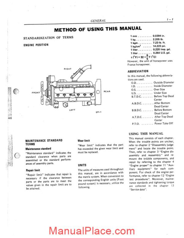 kobelco pe6 pe6t engine page 3