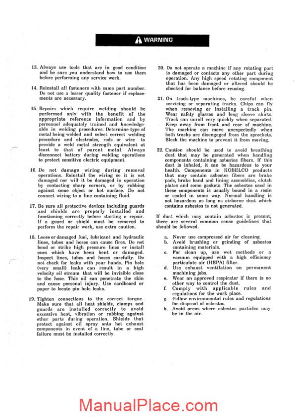 kobelco sk220 sk220lc hydraulic excavator book code no s5lq0004e page 3