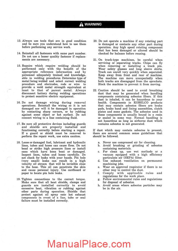 kobelco sk220 sk220lc hydraulic excavator book code no s5lq0006e page 3