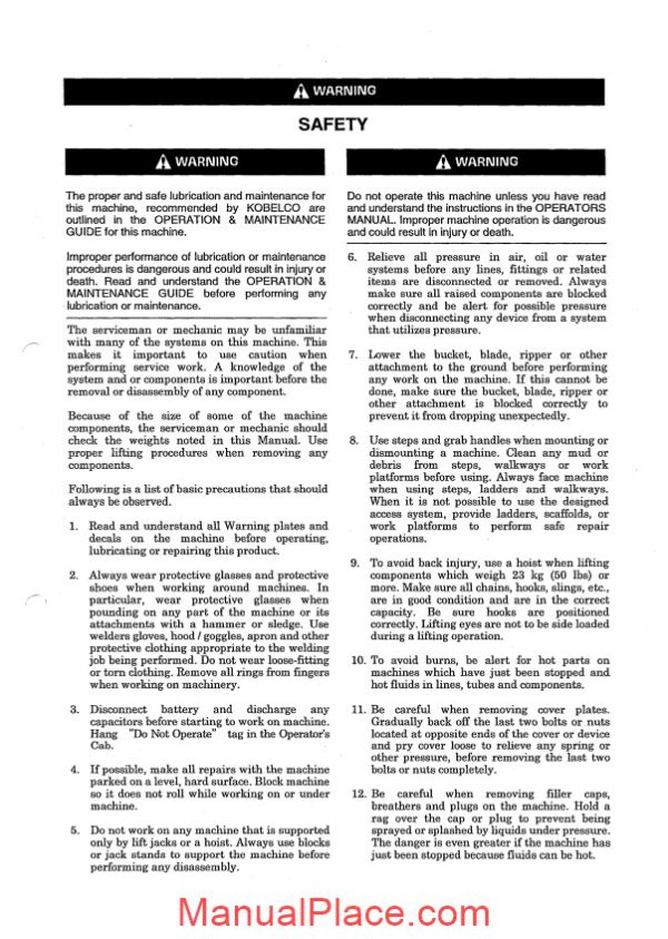 kobelco sk235sr 1e sk235srlc 1e sk235srnlc 1e shop manual s5yf0002e gb page 3