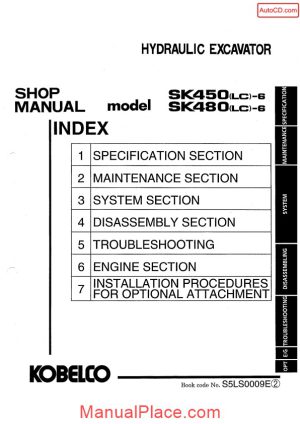 kobelco sk450lc 6 sk480lc 6 shop manual s5ls0009e gb page 1