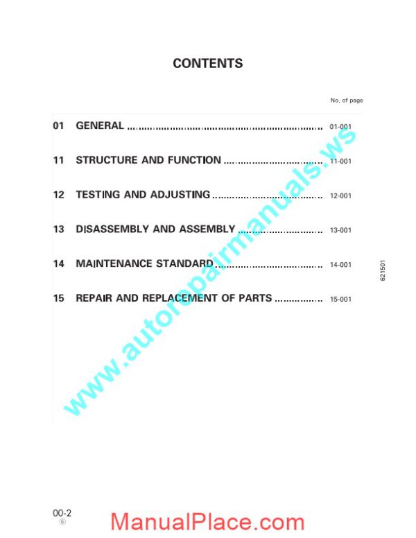 komatsu 12v140e 1 service manual page 2