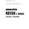 komatsu 4d130 1 series diesel engine shop manual page 1