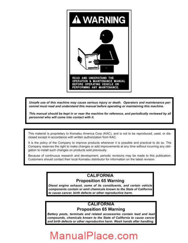 komatsu 930e 3 dump truck service manual page 3