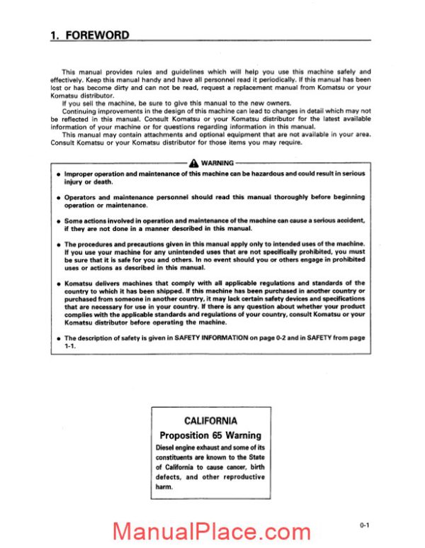 komatsu br350jg 1 operation maintenance manual page 2