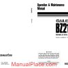 komatsu bz210 1 operation and maintenance manual seam048202t page 1