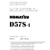 komatsu crawler loader d57s 1 shop manual page 1