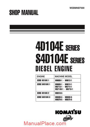 komatsu engine 4d104e s4d104e shop manual webmnef000 page 1