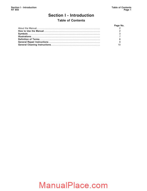 komatsu engine nt 855c workshop manuals 1 page 4