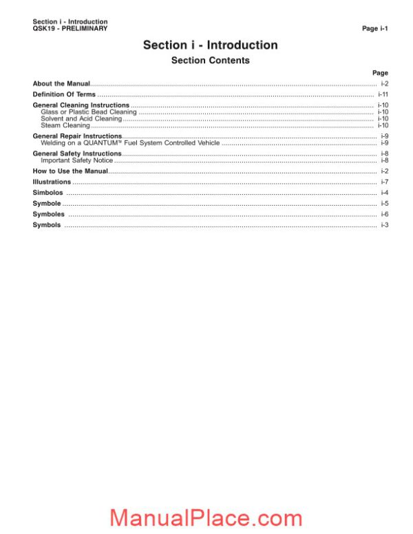 komatsu engine qsk19 workshop manuals 1 page 4