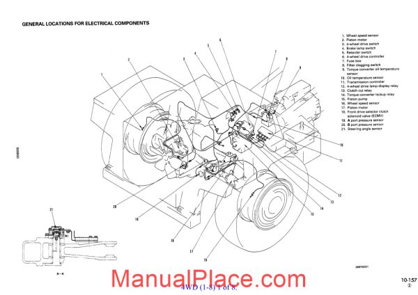 komatsu hd325 6 general location for electrical components page 1