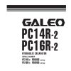 komatsu hydraulic excavator galeo pc14r 2 16r 2 shop manual page 1