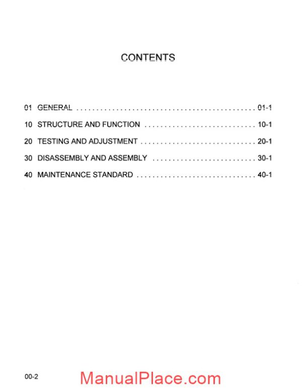 komatsu hydraulic excavator pc200 250lc 6 shop manual page 2